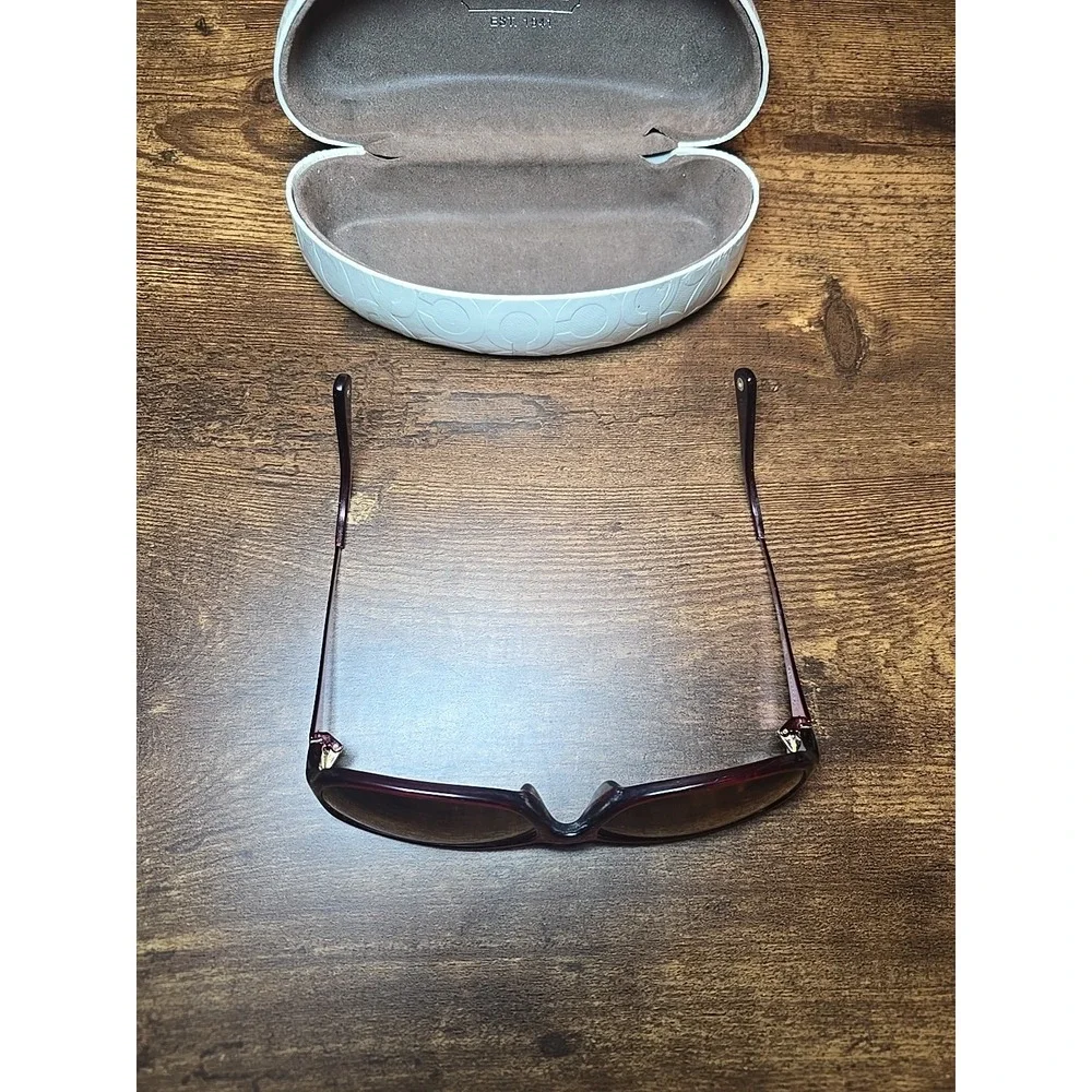 Coach Style S2005 Eyeglass Frames Only Burgandy With Case